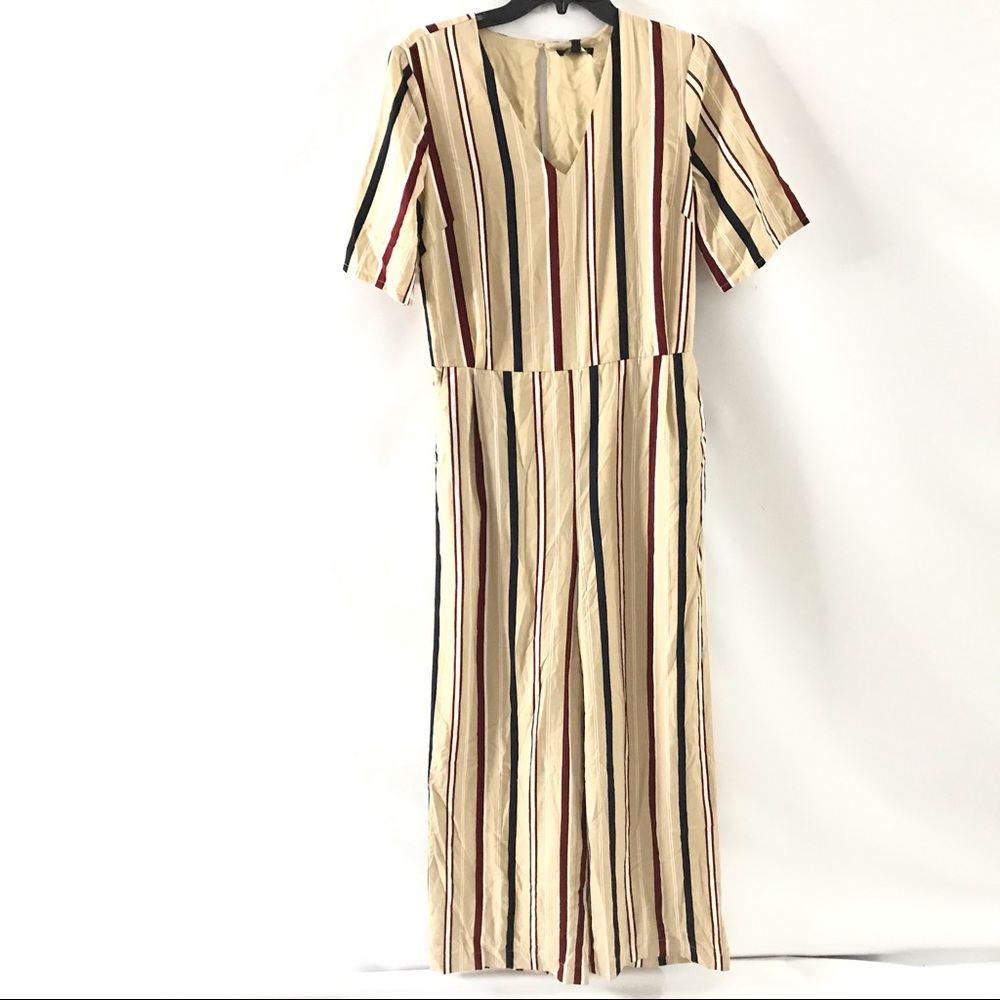 Selected Women's Striped Jumpsuit Shortsleeve 8